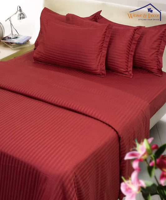 Red Comforter Set with Bedsheet & Pillow Covers