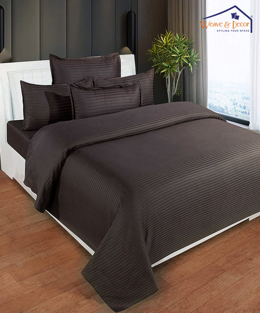 Light Brown Comforter Set with Bedsheet & Pillow Covers