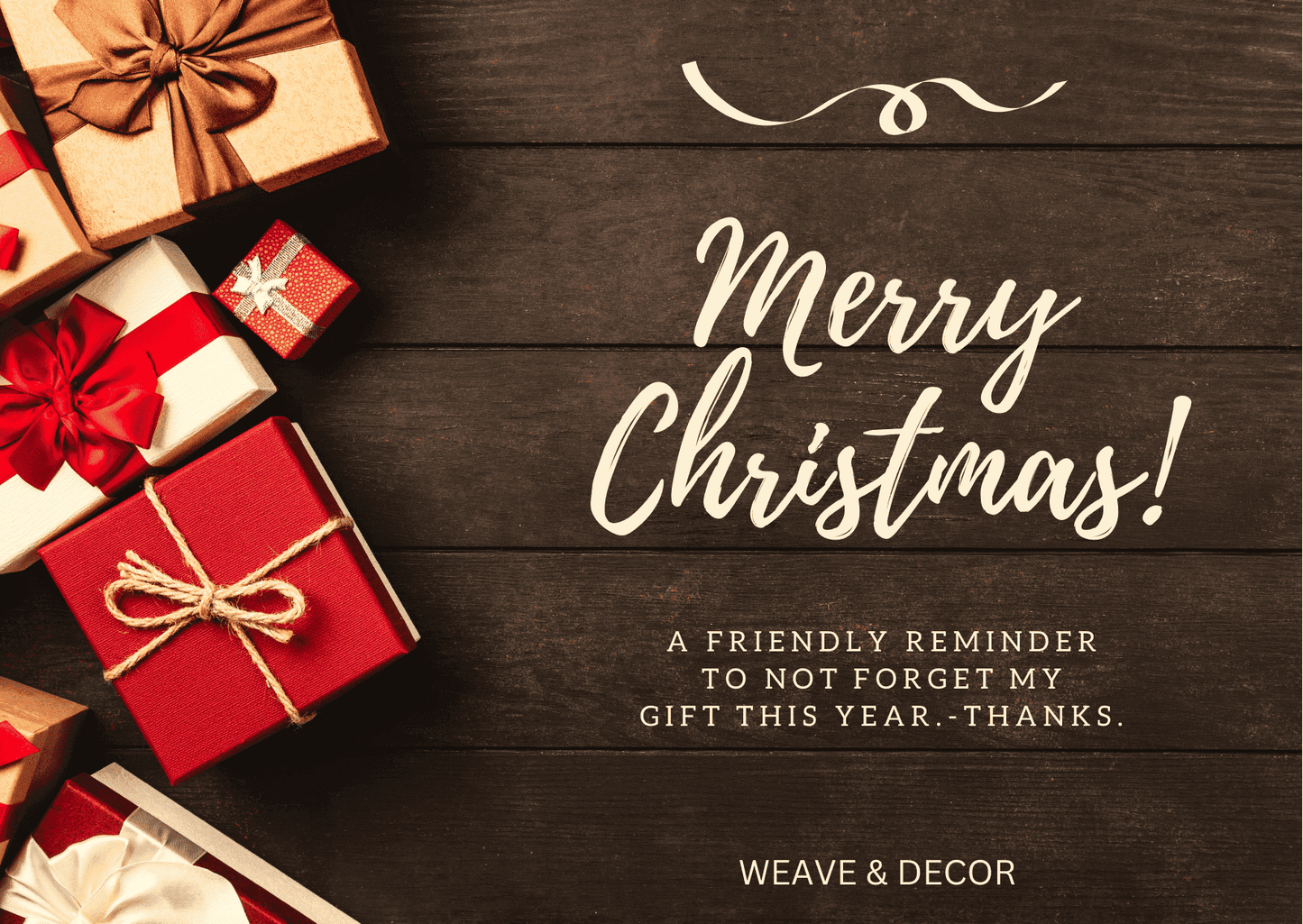 Christmas E-Gift Card