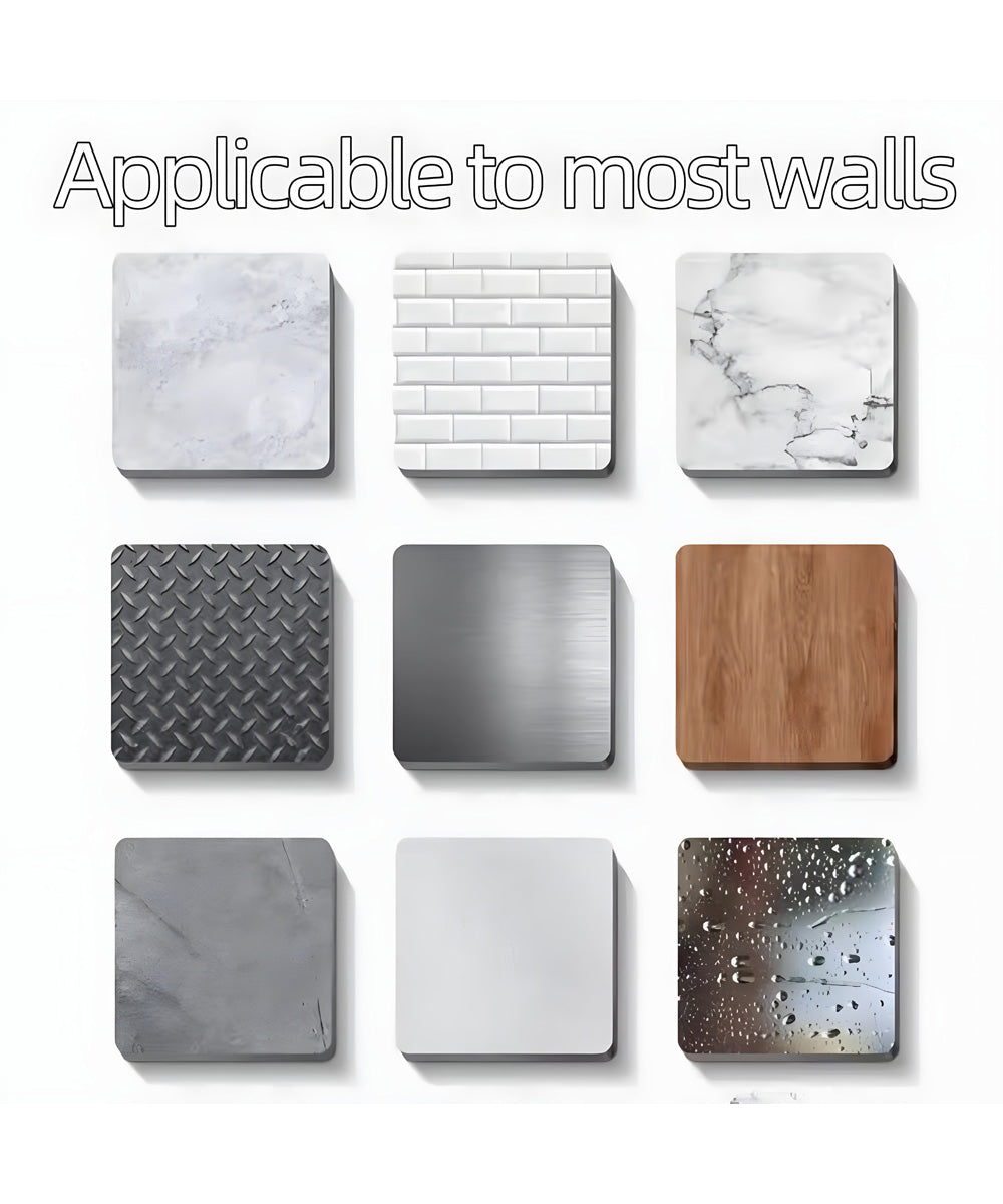 Self-Adhesive Wall Mount Hooks - Set of 5