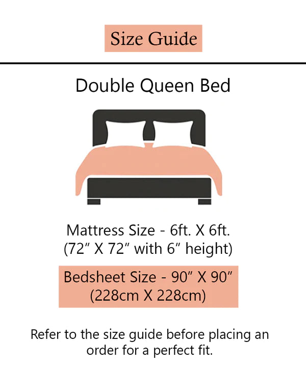 Light Pink Satin Stripe Flat Bedsheet with Pillow Cover