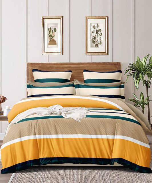 Multi Color 350GSM Double Bed Comforter