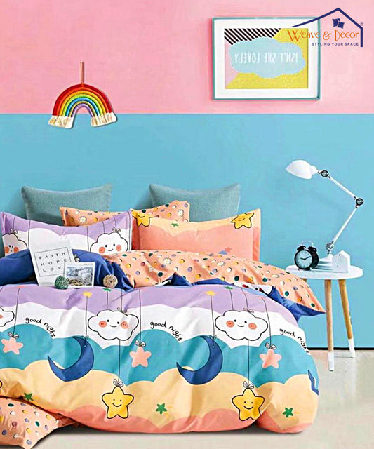 Cute Kids Comforter Set with Bedsheet