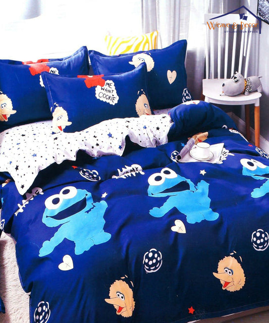 Blue Kids 350GSM Single Bed Comforter