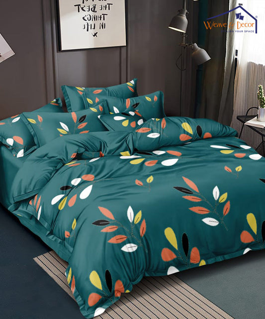 Dark Green 350GSM Single Bed Comforter