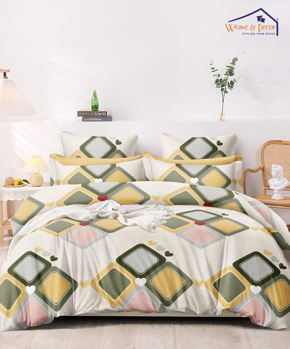 Box in Box King Size Bedsheet With Pillow Covers