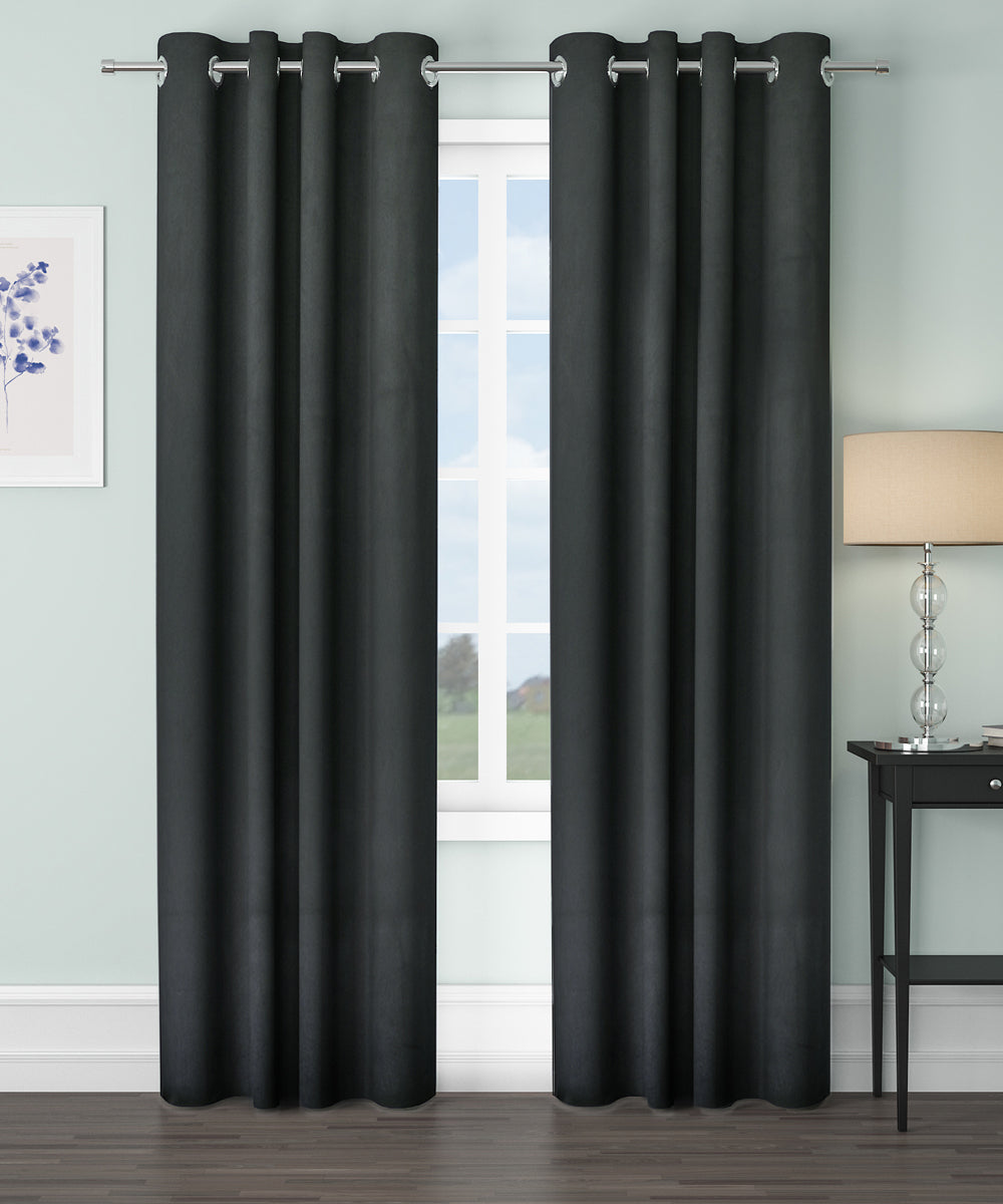 Blackout Curtain ( Black ) Pack of 2 Piece