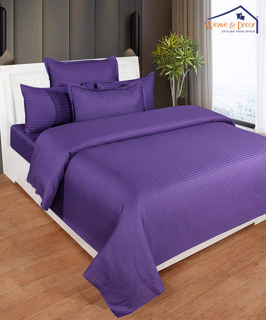 Violet Comforter Set with Bedsheet