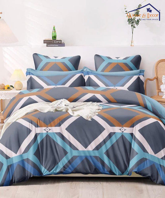 King Size  Geometrical 350GSM All Weather Comforter