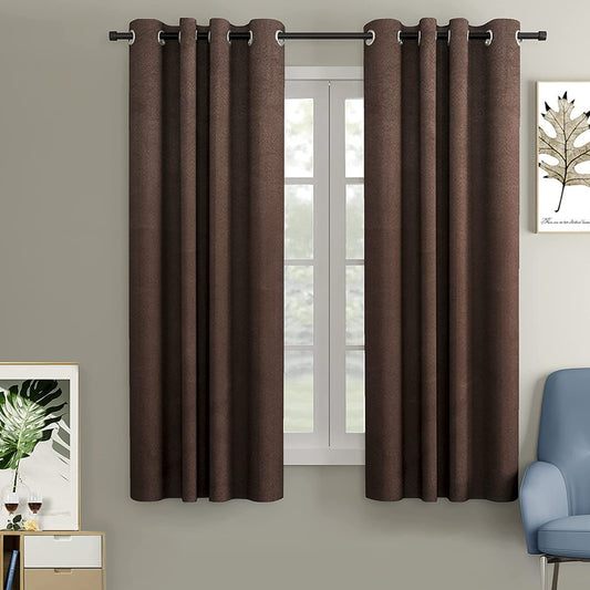 Blackout Curtain ( Chocolate ) Pack of 2 Piece