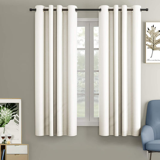 Blackout Curtain (White) Pack of 2 piece