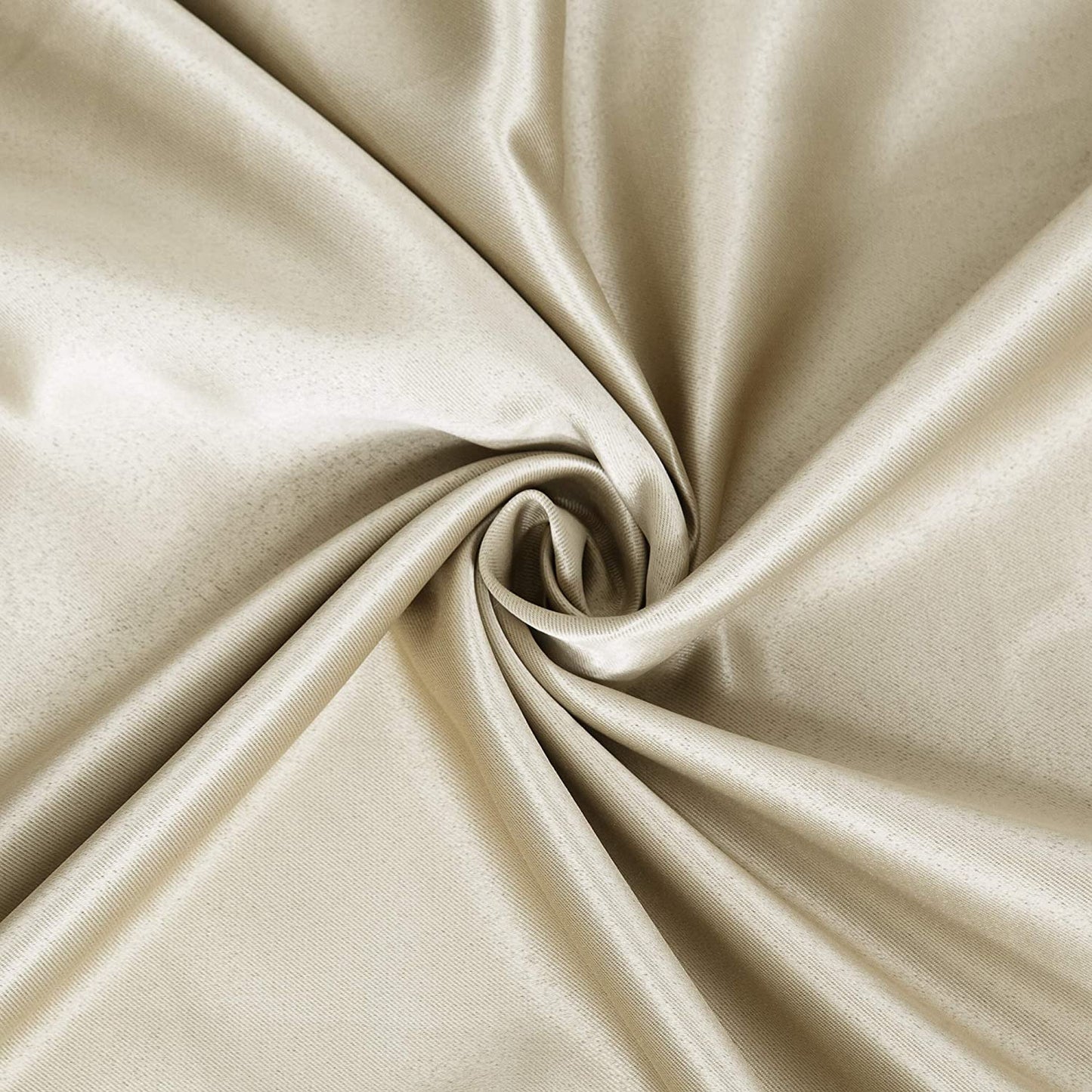 Blackout Curtain (Width - 4.5 Feet- Light beige ) Pack of 2 Piece