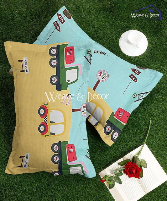 Cars Kids Pillow Cover Set of 2