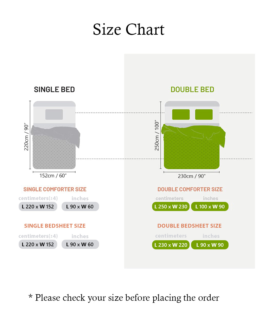 Multi Color Geometric Comforter Set with Bedsheet