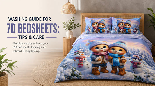 Washing Guide For 7d Bedsheets: Tips & Care