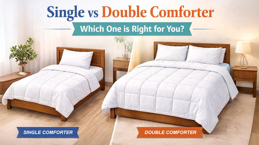 single vs double comforter