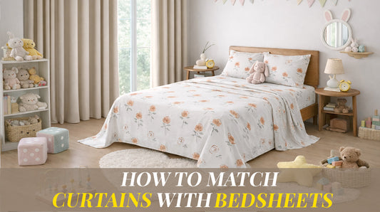 match curtains with bedsheets