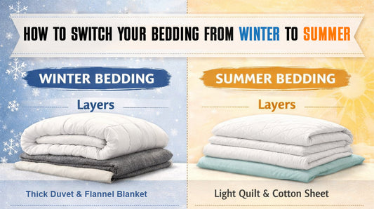 winter to summer bedding 