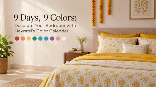 9 Days, 9 Colors: Decorate Your Bedroom with Navratri's Color Calendar