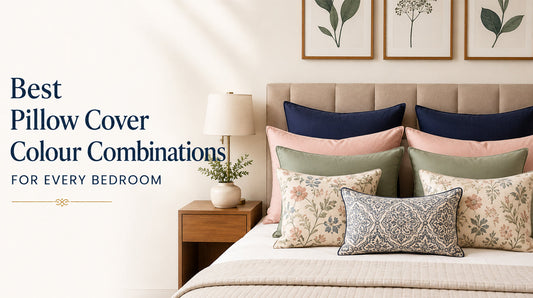 Best Pillow Cover Colour Combinations for Every Bedroom