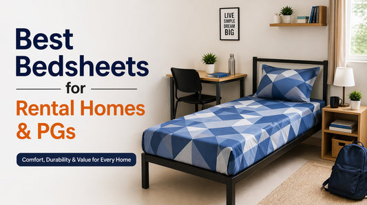 best bedsheets for rental homes & PGs