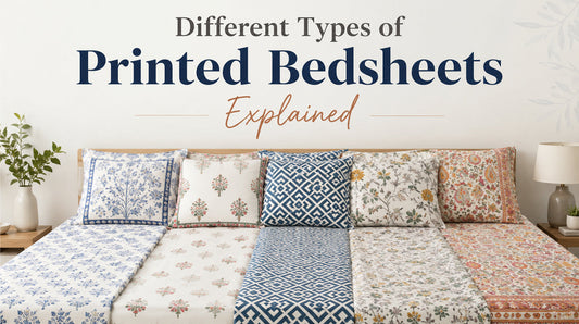 type of printed bedsheets