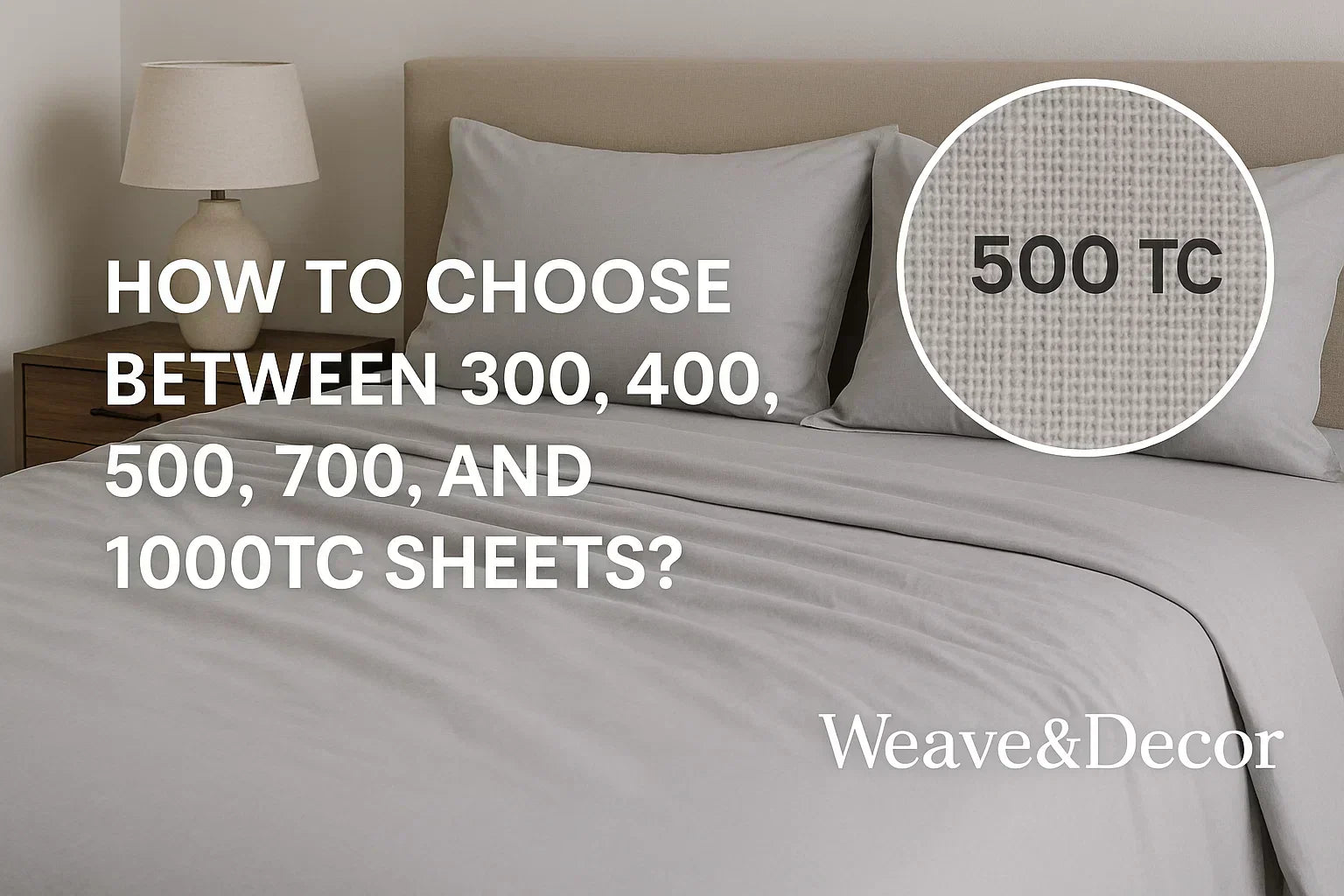 bedsheet thread count 