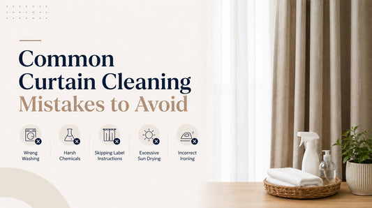 Curtain cleaning mistakes