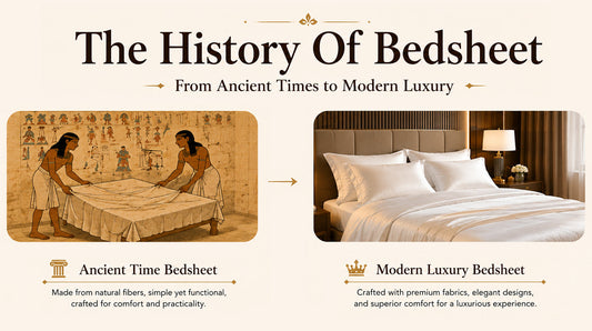 The History Of Bedsheet From Ancient Times to Modern Luxury