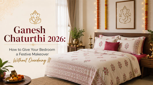 ganesh chaturthi 2026 bedding makeover