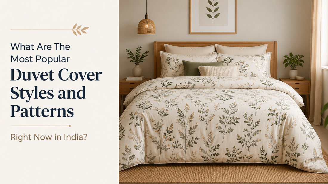 What Are The Most Popular Duvet Cover Styles and Patterns Right Now in India?