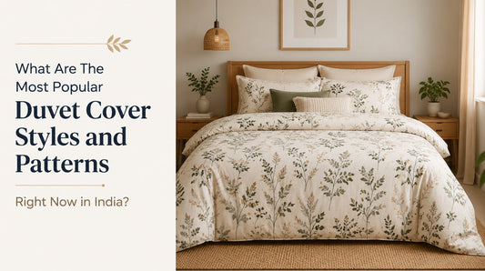 What Are The Most Popular Duvet Cover Styles and Patterns Right Now in India?