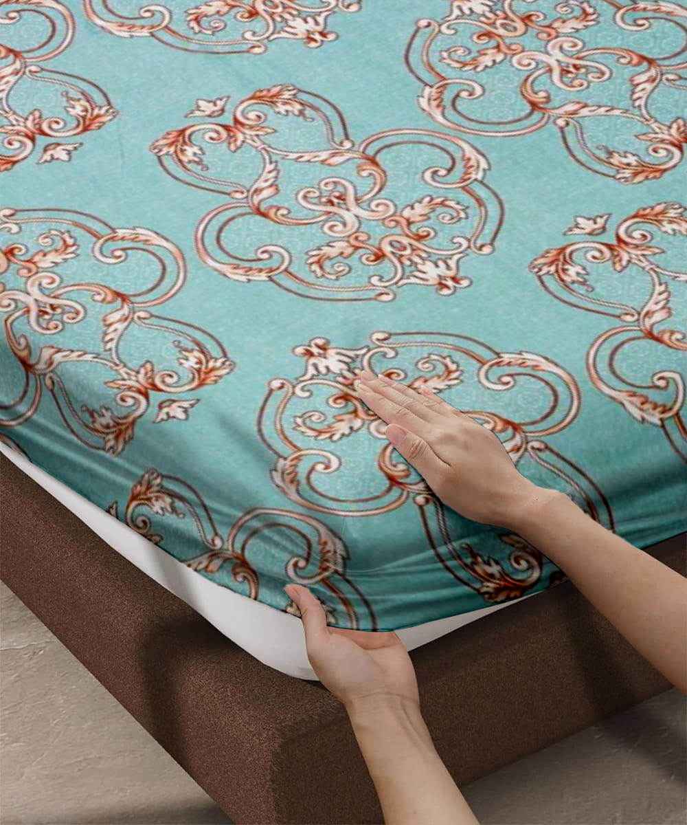 Victorian Essence Fitted Bedsheet With Pillow Cover