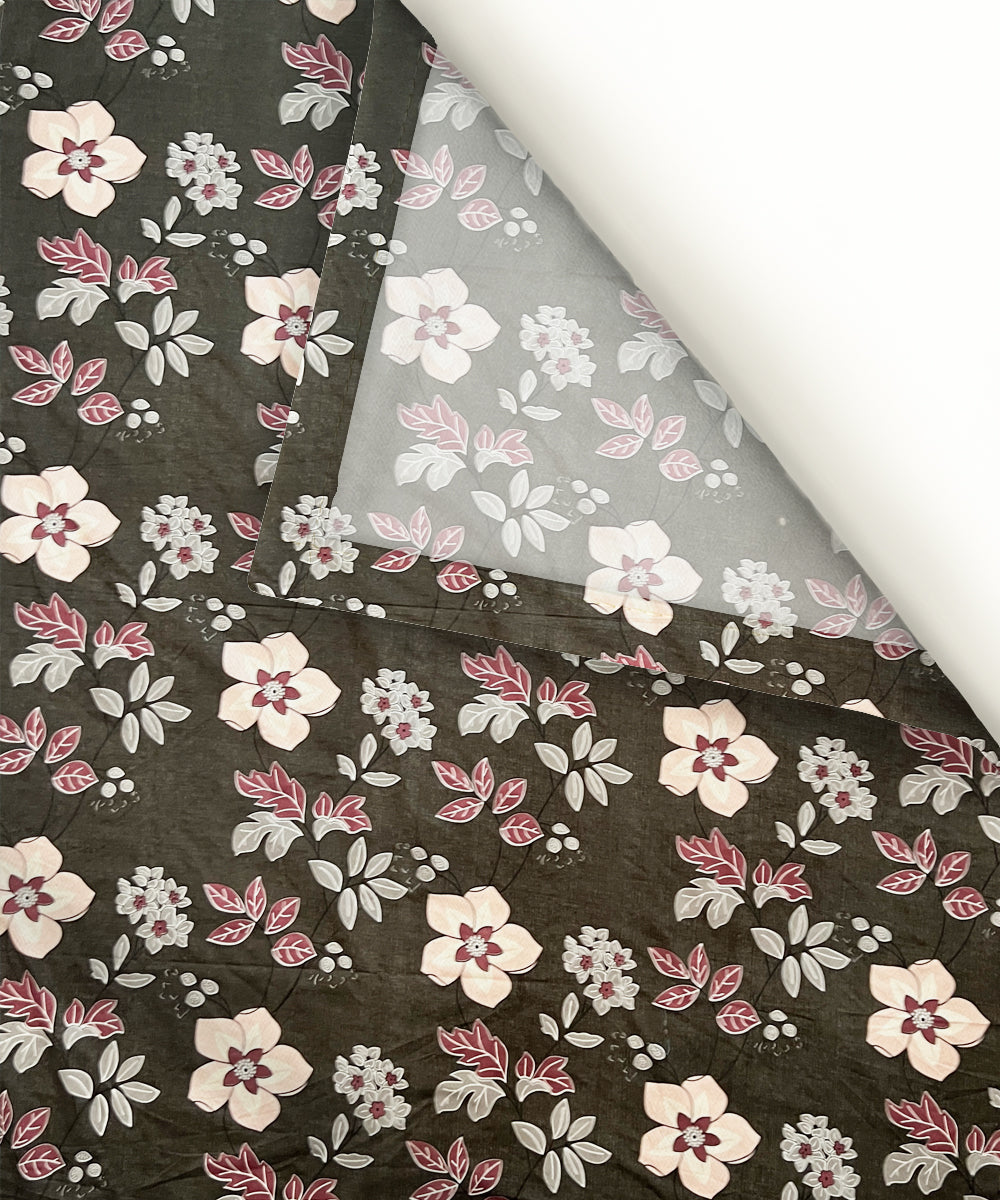 Dusky Bloom Single Bedsheet With 1 Pillow Cover