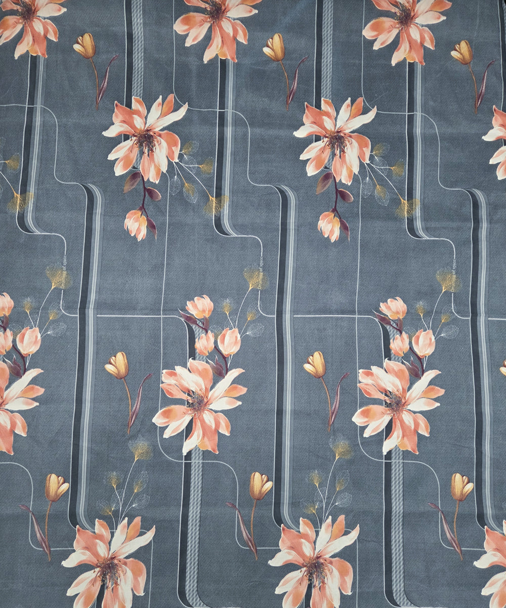 Floral Mist Flat Double Bedsheet With 2 Pillow Covers