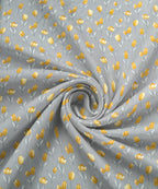 Yellow Whisper Single Bedsheet With 1 Pillow Cover