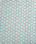 Teal Garden King Size Bedsheet With 2 Pillow Cover