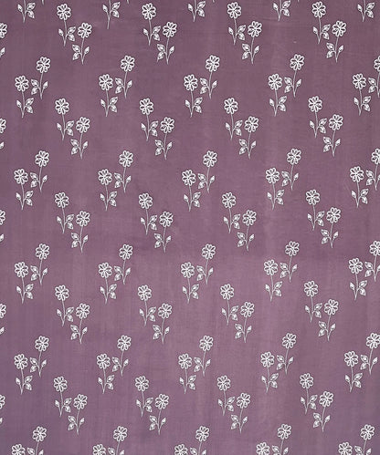 Lilac Garden  Flat Bedsheet With Pillow Covers