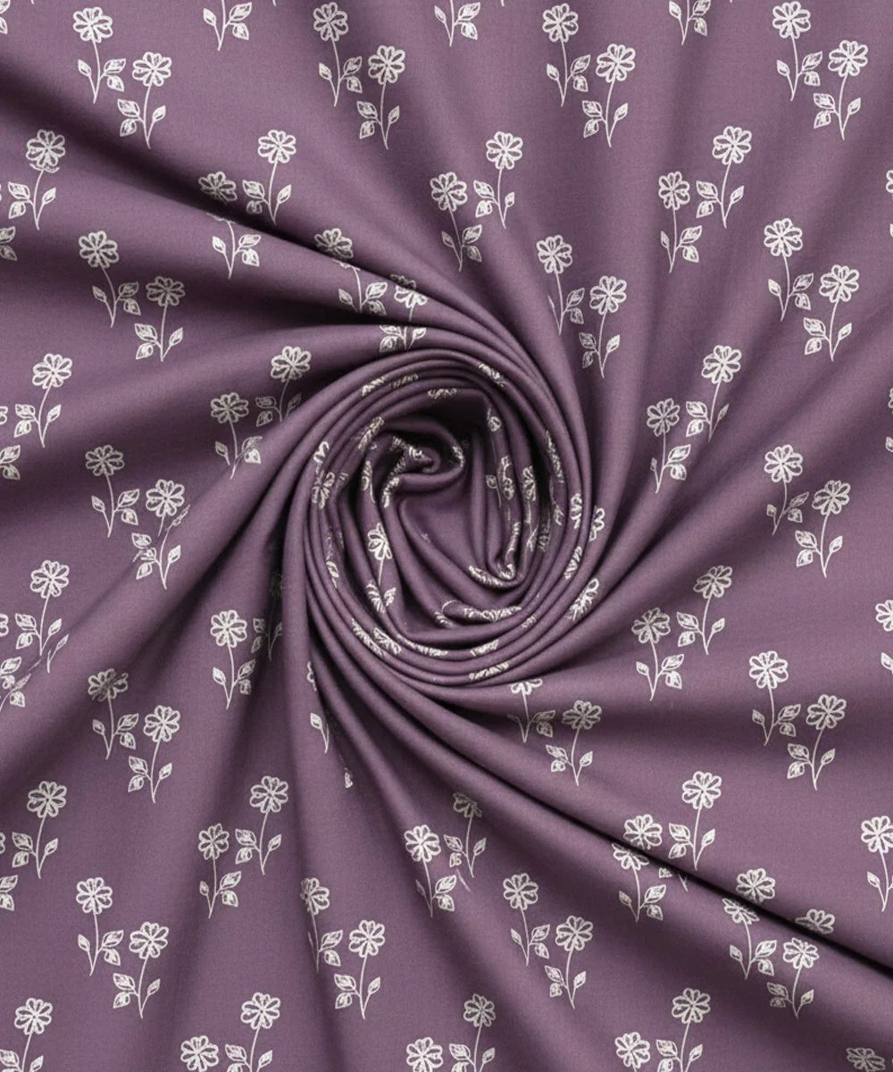 Lilac Garden  Flat Bedsheet With Pillow Covers
