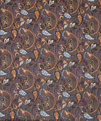 Rustic Paisley Glow – 200 GSM Pure Cotton Double Bedsheet with Pillow Covers | 90x100 inches
