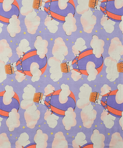 Fly High Kids Single Bedsheet With 1 Pillow Cover