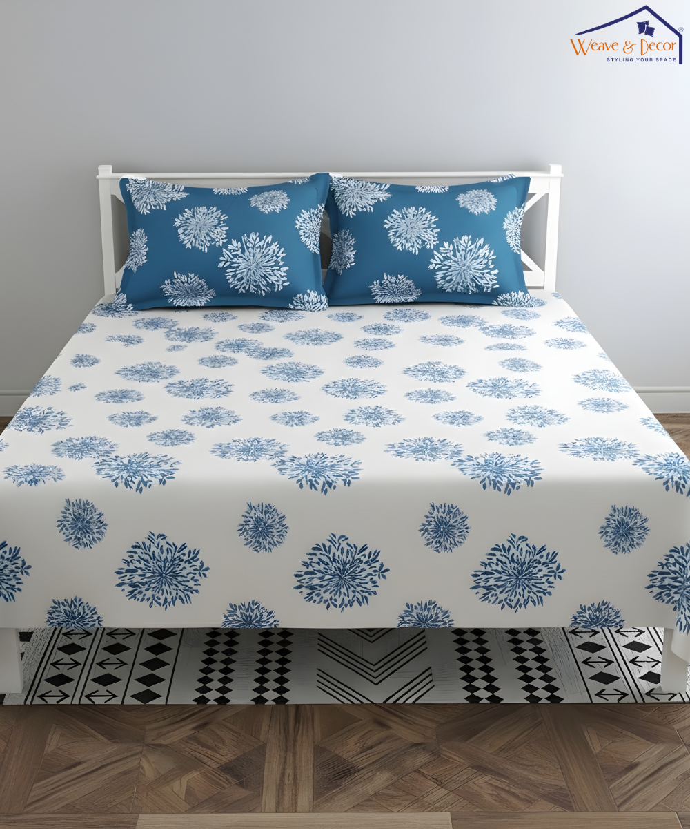  SINGLE BED SHEETS, SINGLE BEDSHEET WITH PILLOW COVER 