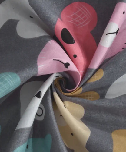 Jungle Book King Fitted Bedsheet With 2 Pillow Covers