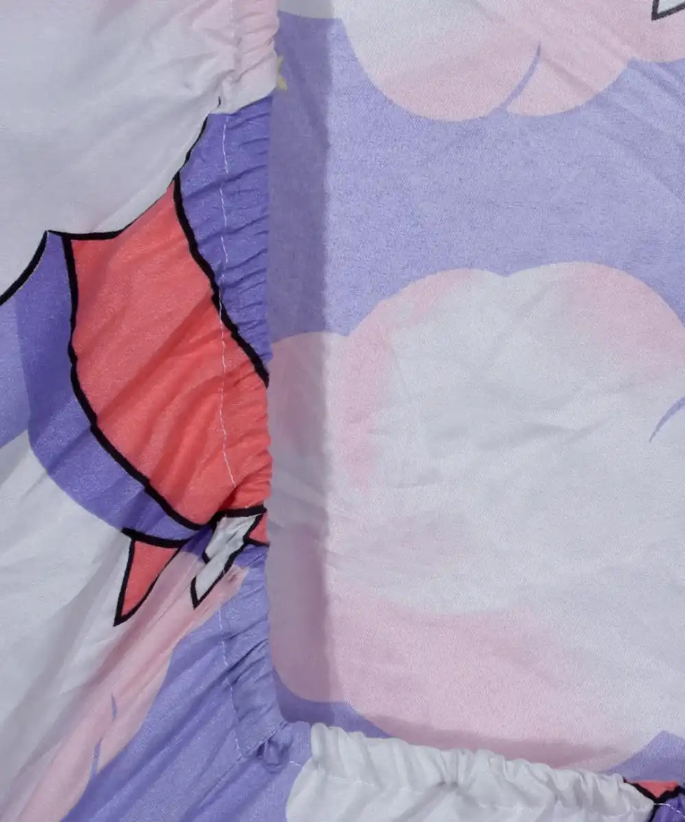 Fly High Single Fitted Bedsheet With 1 Pillow Cover