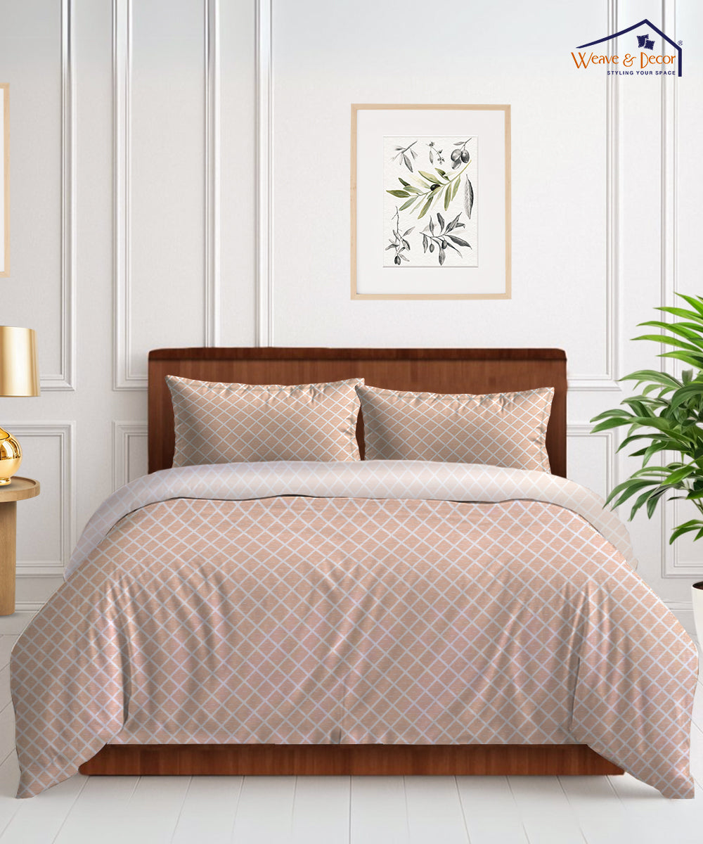 Amber Grid Quilt / Blanket / Razai / Duvet Covers