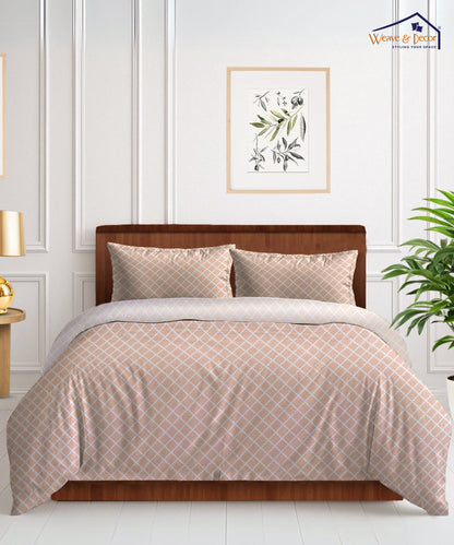 Amber Grid Quilt / Blanket / Razai / Duvet Covers