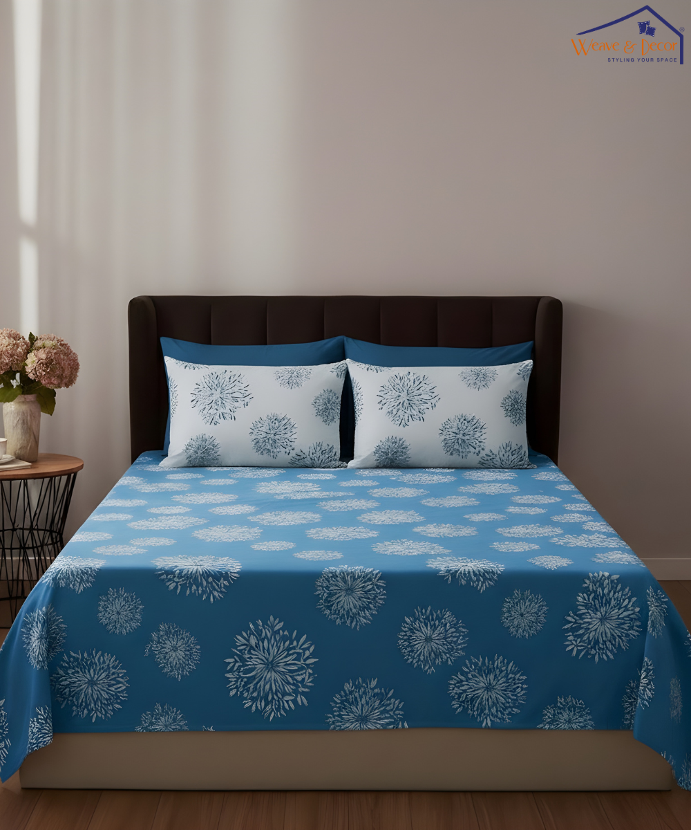  SINGLE BED SHEETS, SINGLE BEDSHEET WITH PILLOW COVER 