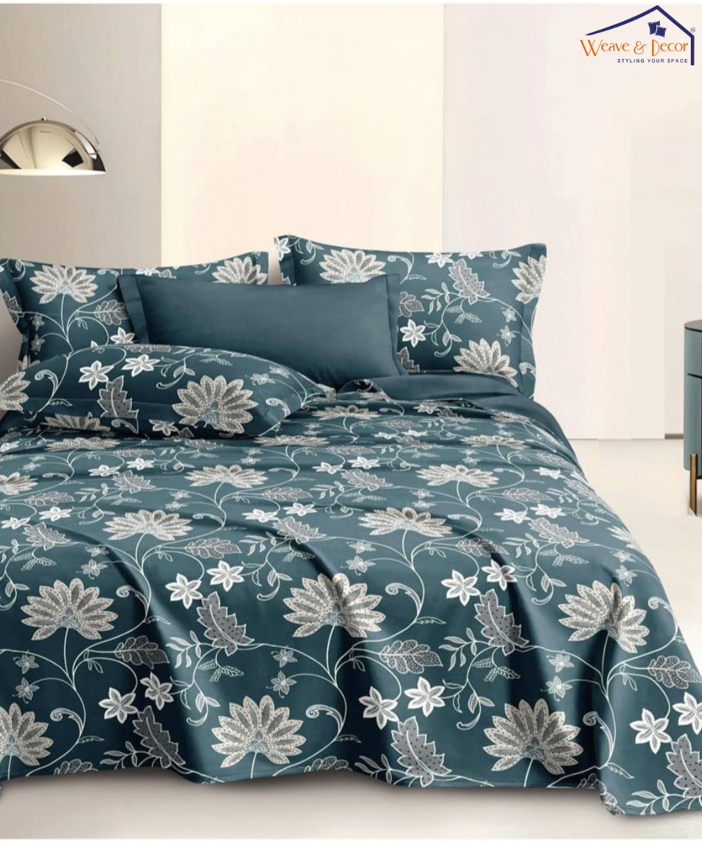 King Fitted Bedsheet With Pillow Covers , KING SIZE BEDSHEET ,KING SIZE 