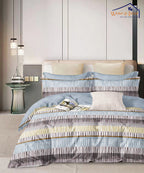 Doodle Abstract Flat Double Bedsheet With 2 Pillow Covers