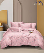 Pink Lines Quilt / Blanket / Razai / Duvet Covers